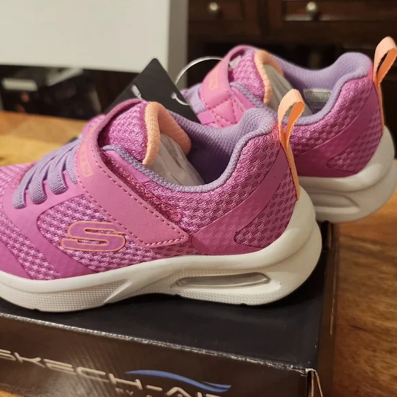 Skechers Kids Pink Sneakers - Picture 2 of 5